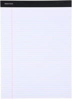 Mintra Office Legal Pads, ((Basic 6pk - (Pastel Version #2), 8.5in x 11in, Narrow Ruled))