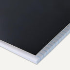 Amazon Basics Wide Ruled Spiral Notebook, 70 Sheets, 8" x 10-1/2", Black, 2 pack