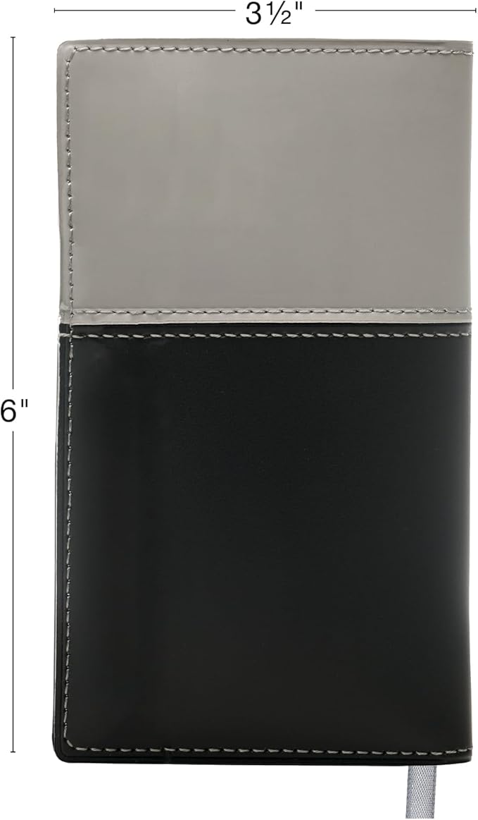 2026 Pocket Planner/Pocket Calendar, 3.5"x6": Includes 14 Months (November 2025 - December 2026) / 2026 Weekly Planner/Weekly Agenda/Monthly Calendar Organizer (Gray/Black)