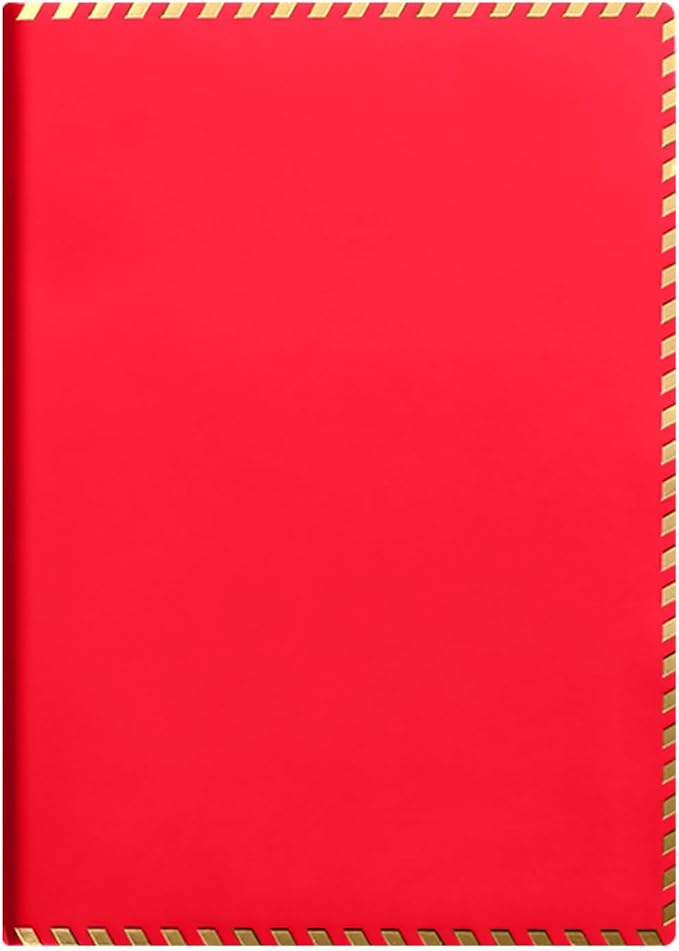 Personalized Journal Notebook Set with Pen & Gift Box, Custom Name/Logo Notebook Black A5 College Ruled Lined 8.26''x5.9'' Personalized notebook Gifts for Men and Women,200 Pages (Only Customizable Notebook, Red)