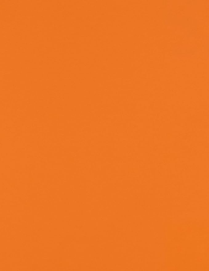LUXPaper 8.5" x 11" Paper | Letter Size | Mandarin Orange | 80lb. Text | 50 Qty