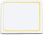 PaperDirect White Specialty Certificates, Gold Foil Border on 38lb Certificate Paper, 8.5 x 11 Inches, Laser and Inkjet Compatible, 30 Count, For School, Work, Diplomas & Award Certificates