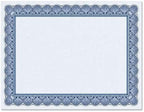 Elite Blue & Blue Parchment Certificate Papers - Pack of 25, Laser & Inkjet Printer Compatible, for Office, Business Awards, Graduation, School Diplomas, 8-1/2" x 11" on 70 lb. Text Stock