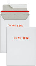 Blue Summit 50 Pack Rigid Mailers 6x8, Cardboard Envelopes, Do Not Bend Photo Mailers 6x8, 6.25x8.25 Cardboard Envelopes for cards, For Paper Document, Pictures, and Magazine, Super thick 450gsm Paper