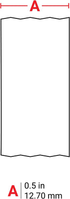 Brady Authentic (M21-500-595-GY) All-Weather Vinyl Label for Indoor/Outdoor ID, Lab and Equipment Labeling, Black on Gray- For M210, M210-LAB, M211, BMP21-PLUS and BMP21-LAB Printers, .5" W, 21' L