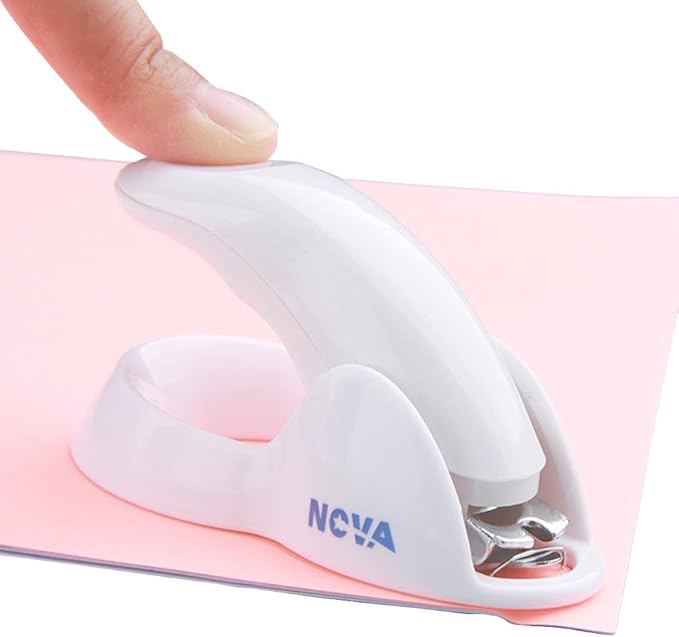 NOVA Glacier Effortless Staple Remover Tool, Staple Puller, Ergonomic Mechanism, Magnetic Function, for Office School and Home, Convenient and Functional