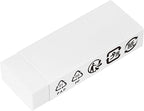 Amazon Basics Block White Eraser, 10 Count (Pack of 1)