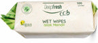 Shopping Ala Cart DeepFresh All-Purpose Surface Cleaning Wipes — 24-Pack Case (2,400 Total Wipes) — Bamboo Fiber, Durable & Lint-Free, Bleach-Free, Pop-Top Lid, Vegan