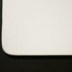 Dacasso 17" x 14" White Leatherette Luxury Conference Table Pad - Desk Blotter for Writing - Boardroom Organization & Executive Desk Decor