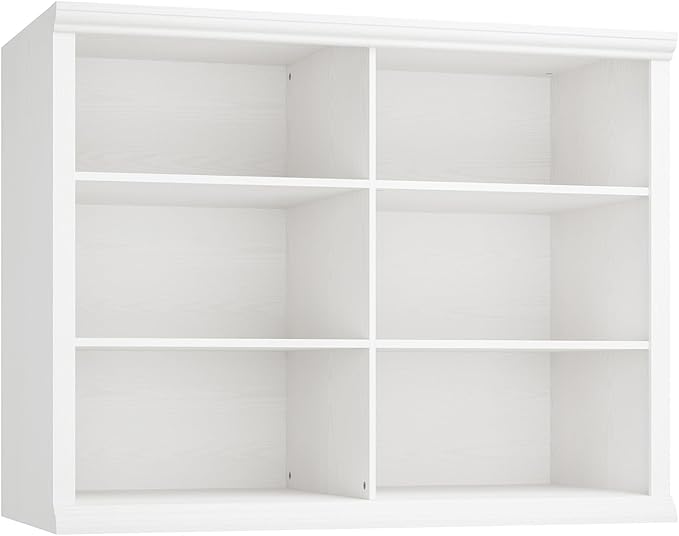 Rresyet 47.2" Wide Bookcase, 3-Tier Bookshelf Open Storage, 37" Tall Floor Standing Indoor Furniture, Book Cases for Home School Library Office Bedroom Kids, White