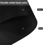 Zinkooat Table Pad Protector for Dining Room Table - Can Be Used On Both Sides Waterproof and Easy to Clean Good Flatness Used for Dining Table(Black+Black 54x72)