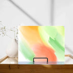 Decolore 4 Pack 10 Inch Large Display Stands Square Plate Holder Display Stand Black Frame Stand Tabletop Easel Stand for Picture, Decorative Plate, Photo Easel and Artistic Work