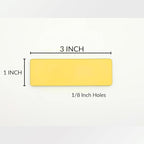 Custom Engraved Electrical Panel Labels with Mounting Holes – Durable 2-Tone Acrylic Breaker Box, Meter, & Equipment Tags – Electrical ID Plates & Utility Nameplates, Custom Electric Label