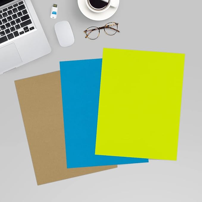 LUXPaper 8.5" x 11" Paper | Letter Size | Wasabi Green | 80lb. Text | 50 Qty