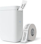 NIIMBOT D101 Label Maker, Handheld Thermal Label Printer with Tape, Easy to Print 0.5 to 1 Inch Width Inkless Label Maker for School Name, Cable Labels, Business Price Tags, Home Storage