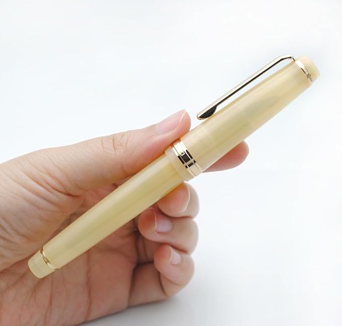 JINHAO 82 Fountain Pen (Tender Yellow,Fine Nib 0.5mm)