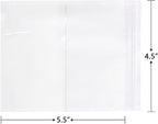 iMailer - 500 Pack 4.5"x 5.5" Packing List Envelopes -Resealable Adhesive Plastic Pouches for Shipping Labels and Document