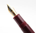 JINHAO X159 Fountain Pen (EF Nib 0.38mm, Wine Red with Gold Clip)