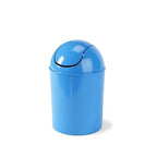 Umbra 1.25 Gallon Mini Waste Can with Removable Swing-Top Lid - Small Garbage Bin for Kitchen, Bathroom, Bedroom, Office - Compact Trash Can Fit Under Tables & Counters - Sky Blue