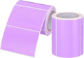 PATIKIL 2 x 3 Inch Rectangle Inventory Color Coding Labels 2 Roll, Square Self-Adhesive Inventory Label Stickers for Office Home Organization Name Tags, 250 Per Roll, Purple