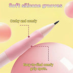 Inclock Handwriting thick mechanical pencils with grip: 2.0MM HB Pencil for kids with 14 leads (2 pack red&green)