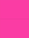 NextDayLabels - 8-1/2 x 11 Neon Color High Light Fluorescent Labels for Laser & Inkjet Printer (Pink Fluorescent, 8-1/2" x 5-1/2" - 2 Per Page | 200 Labels)