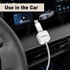 Magnetic Cable Clips Cord Organizer Holder,10-Pack Cable Management Cord Clips,Adhesive Phone Cable Wire Charger Cord Holder For Nightstand Desk Charging Cords Wall Car Desktop Office (10, white)