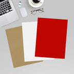 LUXPaper 8.5" x 11" Paper | Letter Size | Holiday Red | 60lb. Text | 500 Qty