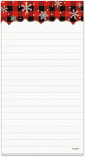 Current Buffalo Plaid Magnetic Holiday Notepad Set – Set of 5 Memo Pads, 60-Sheet Pads, 3 x 6½ Inches, Shopping List, To-Do Notes, Printed in The USA
