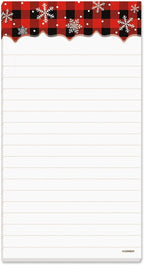 Current Buffalo Plaid Magnetic Holiday Notepad Set – Set of 5 Memo Pads, 60-Sheet Pads, 3 x 6½ Inches, Shopping List, To-Do Notes, Printed in The USA