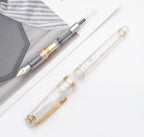 JINHAO 82 Fountain Pen (Transparent Fluorescent,Fine Nib 0.5mm)