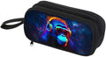 HiGaits Pencil Case for Boys,Multi-Slot Large Capacity Pencil Pouch with Soft Zipper, Durable Pen Box Gorilla