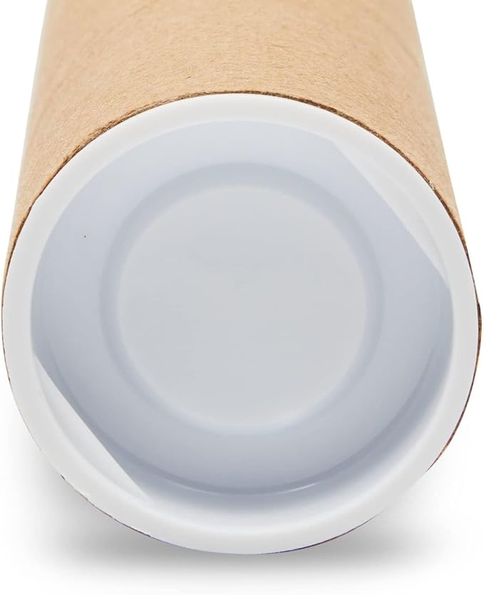 Stockroom Plus Mailing Tubes - Poster Storage Capacity - Blueprint Tube Protection - Spiral Construction & Thick Cardboard Strength - 2 in x 12 in, Pack of 12, Brown Kraft