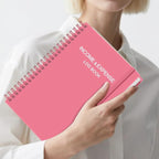 Heveboik Income & Expense Log Book - A5 Income and Expense Tracker for Small Business, Accounting Bookkeeping Tracking for Woman and Man, 5.8" x 8.3", Pink