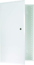 On-Q 42" Structured Media Enclosure with Hinged Cover Lock, 20 Gauge CRS, Versatile Mounting