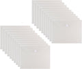 11 x 14 Large Clear Plastic Envelopes Document File Storage Holder 20 Pack Hook Loop Closure
