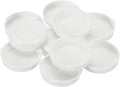 PATIKIL 100 Pcs Mailing Tube Plastic End Caps 2.1" ID PE Round Cardboard Shipping Tube Lids White Protective Poster End Caps for Paper Documents Artwork Storage