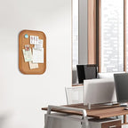 Aitakatta Cork Board for Walls, 23.6x17.7 inches Bulletin Board with Frame, Decorative Hanging Pin Board Vision Board Message Board for Office School Home Decor(4R,4560,1p)