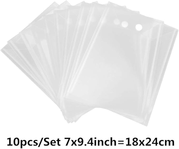 20Pcs/set Large Size Dies & Stamp Storage Bags and Soft Rubber Magnetic Sheets for Die Cuts Resealable Magic Sticker Storage Pockets Organize Envelop Pockets Magnetic Sheets for Collets Cutting Dies