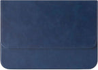 MIVLXLX PU Leather 12 Fountain Pen/Pencil Tray Case Organizer, Fashion Design, Handmade, Magnetic Closure with Drawer, Christmas Gift for Man/Woman/Office, 12 Slots(blue)
