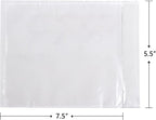 iMailer - 200 PCS 7.5"x5.5" Packing List Pouch- Clear Plastic Envelopes with Self-Adhesive Seal for Packing Slips and Invoices