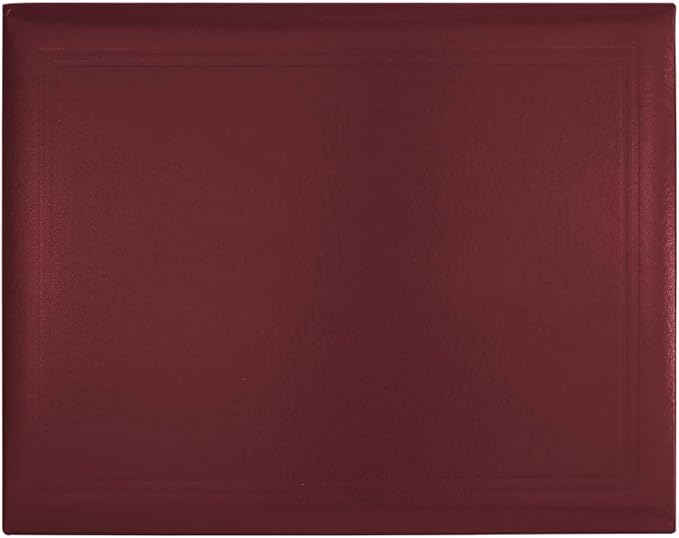GraduationMall 8.5"x11" Smooth Padded Diploma Cover Certificate Holder Maroon,1-Pack