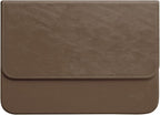 MIVLXLX PU Leather 12 Fountain Pen/Pencil Tray Case Organizer, Fashion Design, Handmade, Magnetic Closure with Drawer, Christmas Gift for Man/Woman/Office, 12 Slots(gray)
