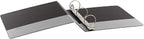 Cardinal Economy 3 Ring Binder, 2 Inch, Presentation View, Black, Holds 475 Sheets, Nonstick, PVC Free, 4 Pack of Binders (79522)