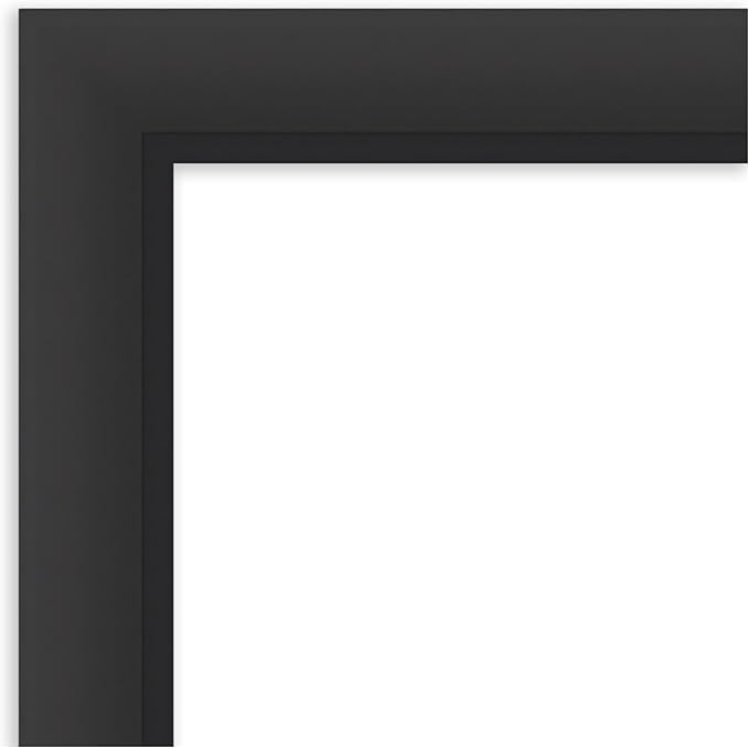Amanti Art Black Framed Magnetic Board 21x29 Medium Vision Board for use with Magnets, 100% Metal Sheet to Display Items as Office Decor or for Home Organization in mudroom, Kitchen or Kids Room