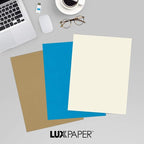 LUXPaper 8.5" x 11" Classic Crest Paper | Letter Size | Baronial Ivory | 24lb. Text | 50 Qty