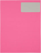 JAM PAPER Shipping Address Labels - Standard Mailing - 2 x 4 - Ultra Pink - 120/Pack