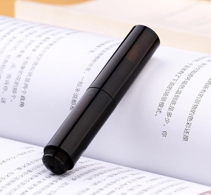 czxwyst Majohn Wancai 2.0 Mini Pocket-Size Eyedropper Fountain Pen (EF Nib 0.38mm, Black)