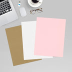 LUXPaper 8.5" x 11" Paper | Letter Size | Candy Pink | 80lb. Text | 50 Qty
