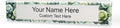 Signs ByLITA Floral Pattern Customized Nameplate | Sage Rose Personalized Full Color Acrylic Desk Sign